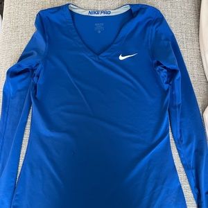 Nike tight fitting long sleeve